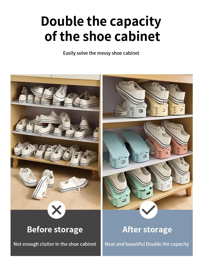 Shoe Slot Organizer (6 PCS)